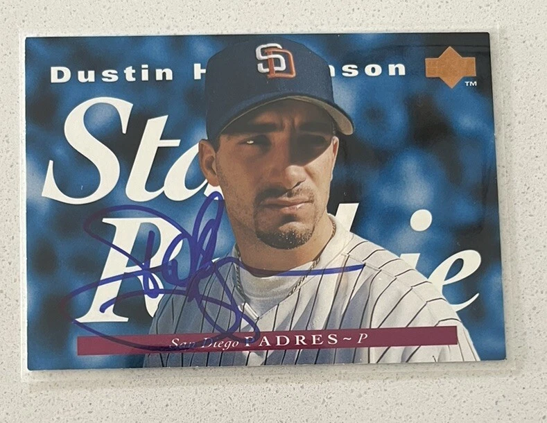 1995 Upper Deck #219 Dustin Hermanson Auto Autograph Signed San Diego Padres - Image 1 of 2