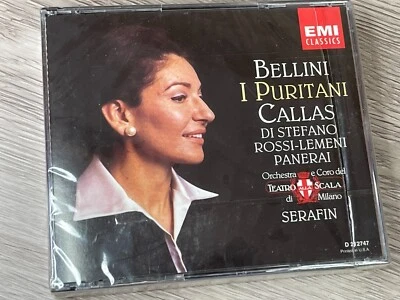 (NEW)  Bellini: I Puritani Callas Di Stefano Rossi (CD, EMI Classics) 2 Disc Set - Immagine 1 di 3