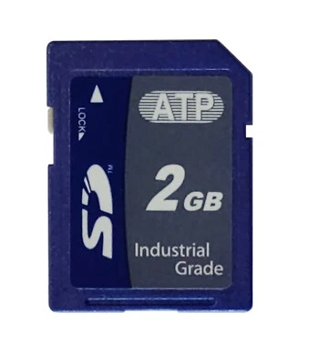 New ATP Electronics AF2GSDI 2GB SLC Industrial Grade SD Memory Card - Image 1 of 4