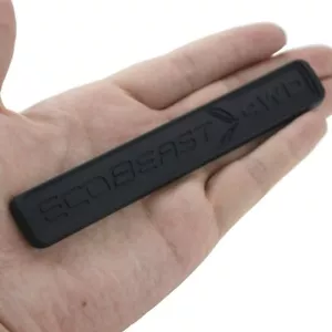 Matt Black 2011-2020 ECOBEAST 4WD Badge Emblem Nameplate Door Fender Tailgate - Picture 1 of 4