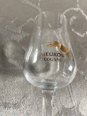 Meukow Cognac Gold Panther Tulip Glass - Image 1 of 4