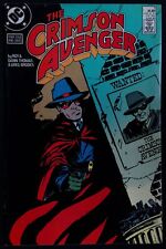 CRIMSON AVENGER #1 ~ FN 1988 DC COMICS ~ GREG BROOKS COVER & ART