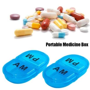 1xPill Box Medicine Organizer Dispenser Box Case Travel Tablet Container HoNew~ - Picture 1 of 9