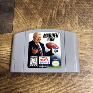 Cartucho Madden 99 1999 Nintendo 64 N64 NFL solo auténtico probado que funciona - Imagen 1 de 2