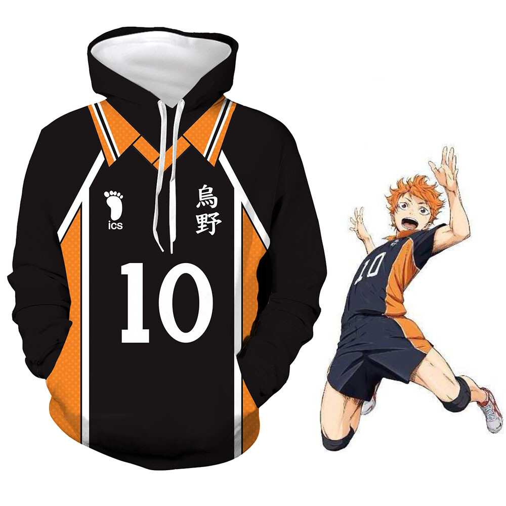 Hinata Shoyo Hoodie Sweater Pullover 