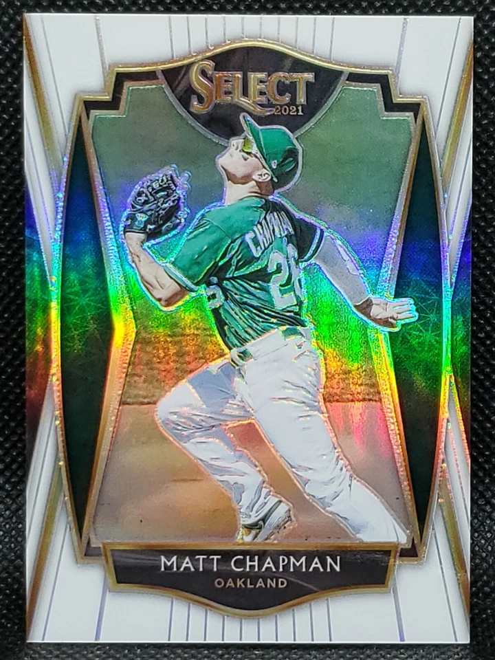 2021 Panini Select Premier Level WHITE Refractor Matt Chapman 48/50 - Image 1 of 2