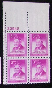 US 3¢ stamp SC #975 Will Rogers MNH plate block 1948 - Picture 1 of 1