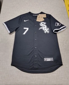 NIKE Chicago White Sox Tim Anderson #7 Alternate Jersey Replica Small Mens Black - Picture 1 of 16