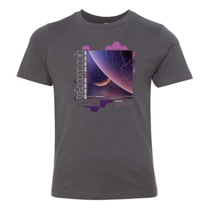 Europa Moon of Jupiter Solar System Space Graphic Art Kids Youth Unisex Tee - Picture 1 of 7