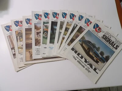 Jan - Nov 1987 SMOKE SIGNALS Monthly Magazine Pontiac Oakland Club International - Image 1 of 4