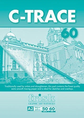 Frisk C-Trace Tracing Pad - 60gsm - Choose A1 - A2 - A3 - A4