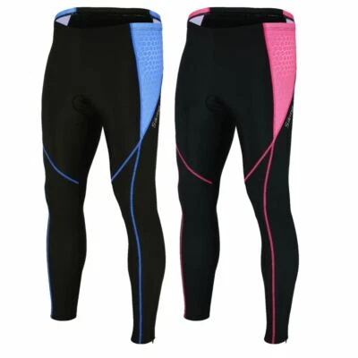 Women Cycling Pants 3D GEL Padded Compression Leggings Ladies Tights Trousers  - Image 1 of 4