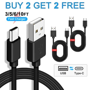 Fast Cable USB Type C Charging Data Cord For Samsung Galaxy A14 A34 A53 A54 5G - Photo 1 sur 23