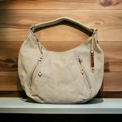 Bolso Hobo Cole Haan Grande Blanco Charol B29494 Foto 1 de 4