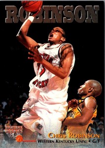 1996 Score Board Rookies Chris Robinson #34 Western Kentucky Hilltoppers