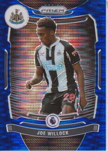 2021-22 Prizm EPL Prizms Blue Breakaway Joe Willock Panini #141/199 - Newcastle