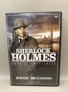 Sherlock Holmes Greatest Mysteries • 8 Movies / 39 Episodes / 5 DVDs • 2009 - Picture 1 of 4