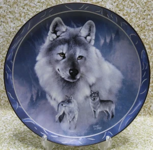 Vintage RARA piastra da collezione Bradford Exchange #17342B ARGENTO SCOUT SENZA SUPPORTO - Foto 1 di 6