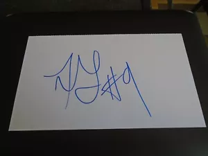 JALEN GREEN SIGNED INDEX CARD 5X9 PROOF RARE 2019 AUTO USA 17U HOUSTON ROCKETS - Picture 1 of 3