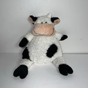 Ganz Flatjacks Cow Plush 10" Black & White Stuffed Animal H12516 Rare VERY SOFT - Picture 1 of 8