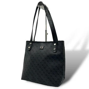 GHERARDINI Tote Bag Crocodile Embossed PVC Leather Used Excellent+ From Japan - Picture 1 of 9