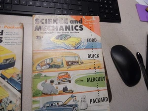 1954/55 Science & Mechanics Magazine, Cars and Camper Trailer Mag,are 70yr.old - Bild 1 von 6