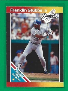 1989 Donruss Baseball Grand Slammers Franklin Stubbs #9 Los Angeles Dodgers - Picture 1 of 2