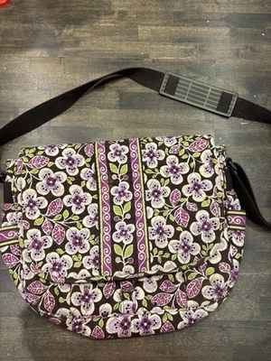 Vera Bradley Plum Petal Computer Bag - Image 1 of 4