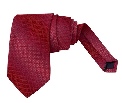 Corbata Bruno Ferrari rojo oscuro azul Foto 1 de 4