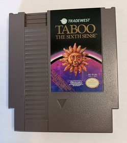 NES Taboo the Sixth Sense 1989 Authentic Nintendo Cartridge Only Tested