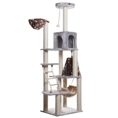 Armarkat Cat Climber Play House, Cat furniture with Playhouse, Lounge Basket - Image 1 of 4
