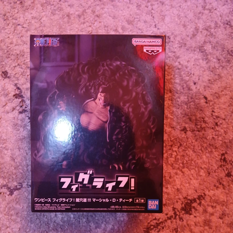 Banpresto One Piece FigLife! ¡¡¡Agujero negro!!! Figura Marshall D. Teach nueva Foto 1 de 4