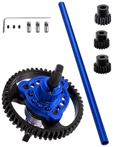 50T Metall Slipper Kupplung Stirnrad & Mitte Antriebswelle Upgrade Teil für 1/10... - Bild 1 von 6