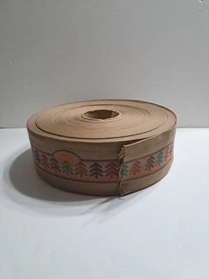 Rollo de adornos decorativos Conso Collection estilo 9551 tejido patrón árbol/luna Foto 1 de 4