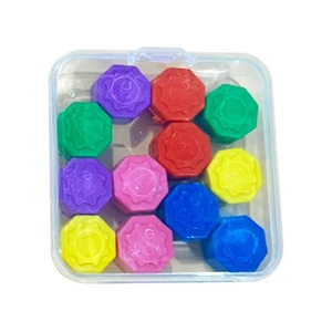 12pcs Gonggi Stones Set Korean Stone Catching Game Family Friendly - Picture 1 of 8