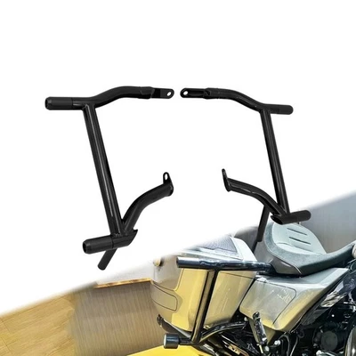 Rear Saddlebags Bracket Guard Crash Rails Bar For Harley Touring Road King 97-08 Foto 1 de 4
