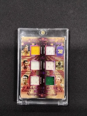 Leaf In The Game 二手全明星赛 5/5 Magic、Malone、Hakeem、MJ、Wilkins、Bird — 第 1/2 张图片