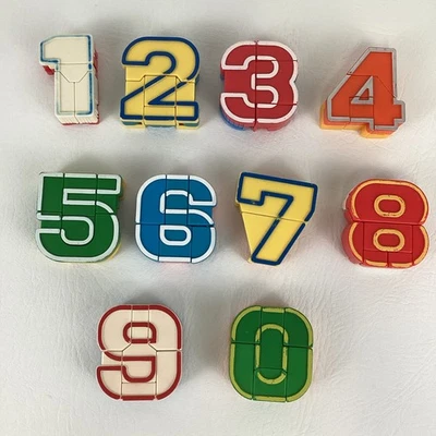 Figura Robot Número Transformador Educativo Lakeshore Número Bots De Colección Años 80 Foto 1 de 4