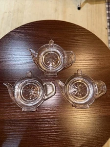 Juego de 3 bolsas de té Mikasa Tea Time Caddy plomo austriaco cristalino - Imagen 1 de 5