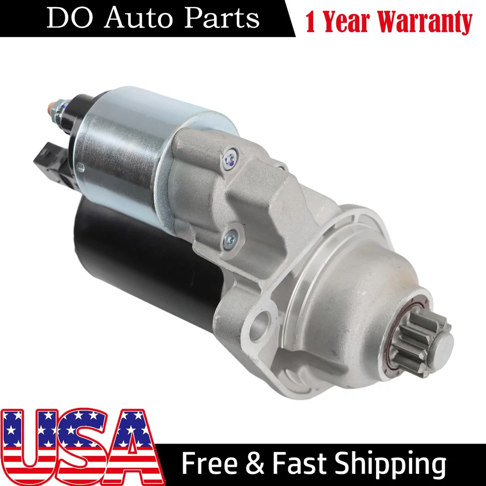 Starter for VW Jetta 1999-2005 Beetle 1998-2005 Golf 1999-2006 Audi A3 TT Foto 1 de 4