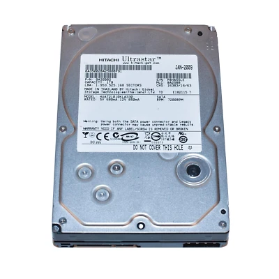 Hitachi HUA721010KLA330 Hard Drive 1TB SATA 7.2K 3.5 0A35002 - Image 1 of 4