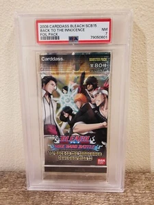 [PSA 7] 2008 Bleach Sealed Booster Foil Pack Carddass Bandai Near Mint POP 1 - Picture 1 of 3