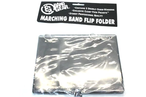 Band Gear Marching Band Flip Folder 5 Double Sided Windows #R0823 - Picture 1 of 4