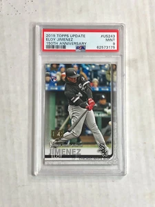 ELOY JIMENEZ 2019 Topps Update 150th Anni GOLD STAMP SP RC! PSA MINT 9! #US243! - Picture 1 of 3