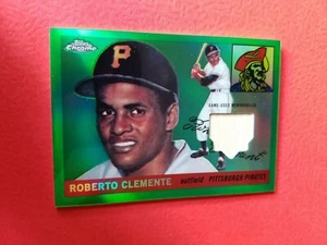 ROBERTO CLEMENTE GAME USED BAT CARD 99 2020 TOPPS 1955 ROOKIE PITTSBURGH PIRATES - Bild 1 von 2