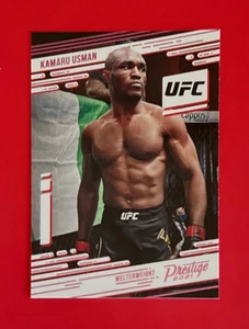 Kamaru Usman ~ 2021 Panini Chronicles UFC Prestige ~ Pink Parallel - Picture 1 of 2