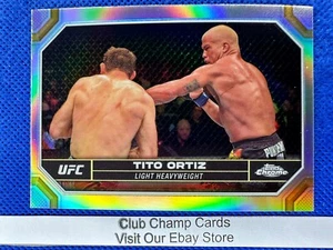 2024 #186 Tito Ortiz Topps Cromo Rifrattore UFC - Foto 1 di 2