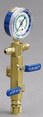 Yellow Jacket 93860 SuperEvac™ Evacuation Manifold, 2 Valve, Lo-Side Gauge Mount