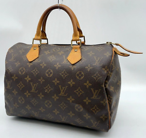 Auth Louis Vuitton Monogram Speedy 30 M41526 Handbag NS050049