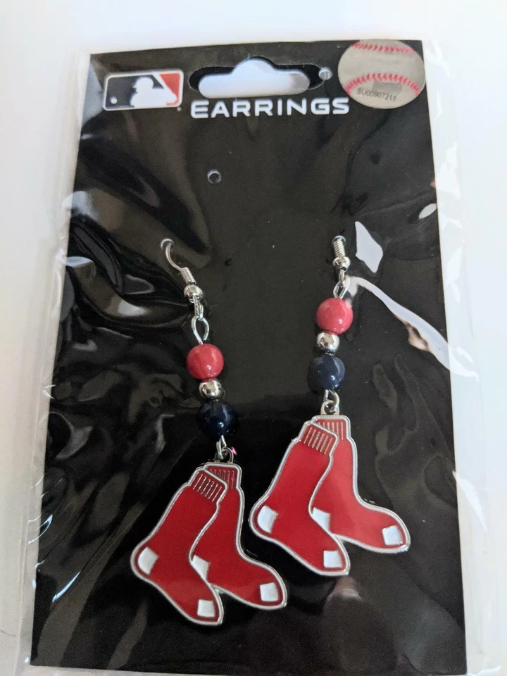 Висячие серьги, бейсбольные украшения Boston Red Sox MLB - Изображение 1 из 1